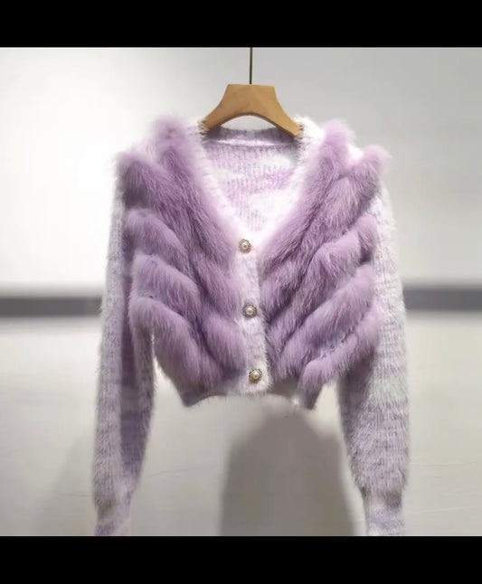 Iris Fox Fur Sweater